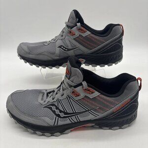 Saucony Excursion TR14 S20584-3 Running Shoe Men's Size 12 US Gray Black Orange